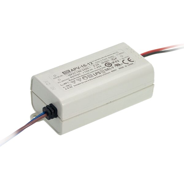 APV 12V/16W/1.25A napájací zdroj pre LED osvetlenie