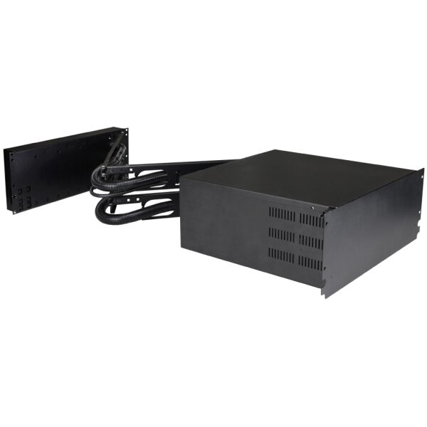 Kryt RACK Security 4U/400mm/48 línií/17Ah pre skrinky RACK 19" dvojúrovňový