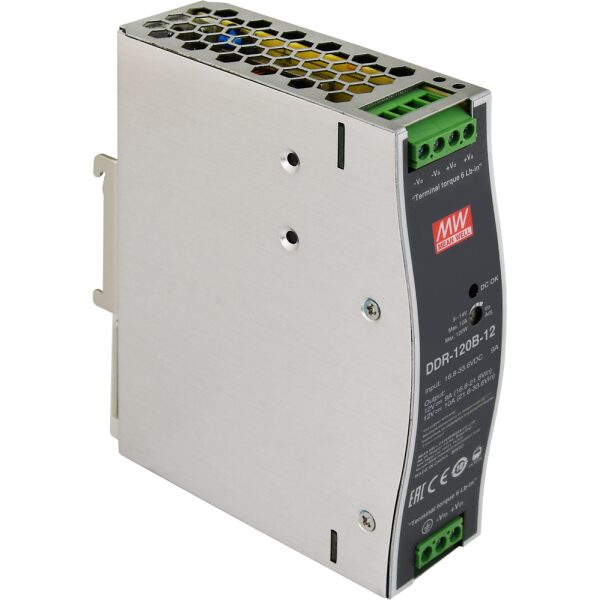 DDR 12V/120W/10A DC/DC konvertor na DIN lištu