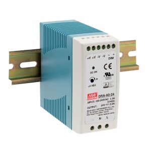 DRA 24V/60W/2.5A napájací zdroj na DIN lištu