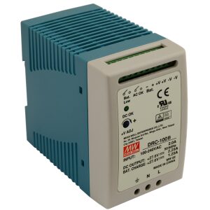 DRC 27.6V/100W/2.25A/1.25A napájací zdroj na DIN lištu