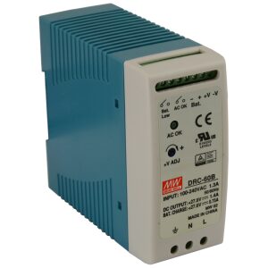 DRC 27.6V/60W/1.4A/0.75A napájací zdroj na DIN lištu