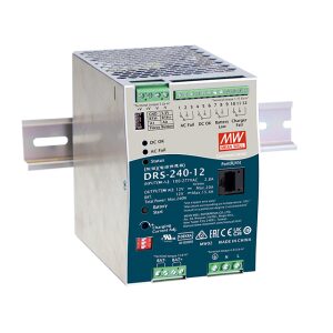 DRS 24V/240W/2.3A/7.7A napájací zdroj na DIN lištu