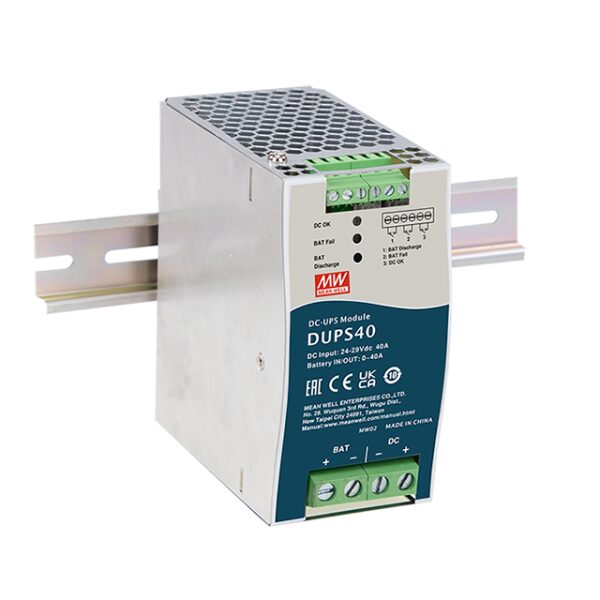DUPS 24V/40A záložný UPS modul na DIN lištu