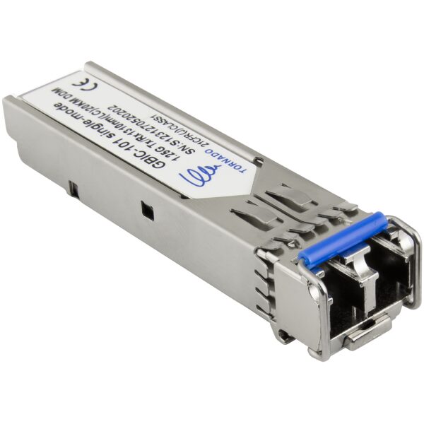 SFP modul GBIC-101  jednorežimový 1.25G Tx/Rx:1310  LC  20KM  DDM (TORNADO)