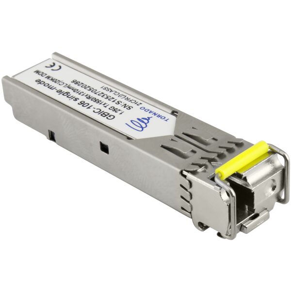 SFP modul GBIC-106  jednorežimový  1.25G  Tx:1550 / Rx:1310  LC  20KM  DDM (TORNADO)