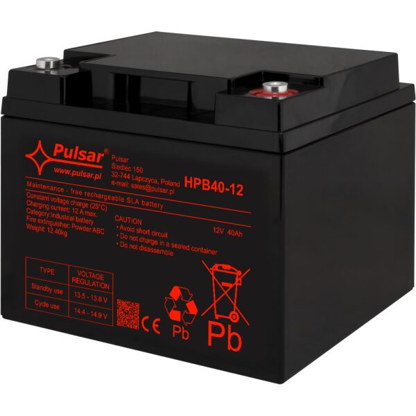 Akumulátor 40Ah/12V HPB