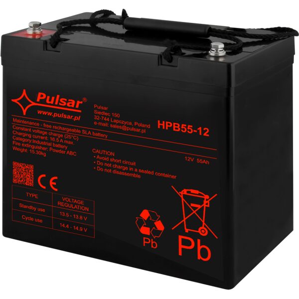 Akumulátor 55Ah/12V HPB
