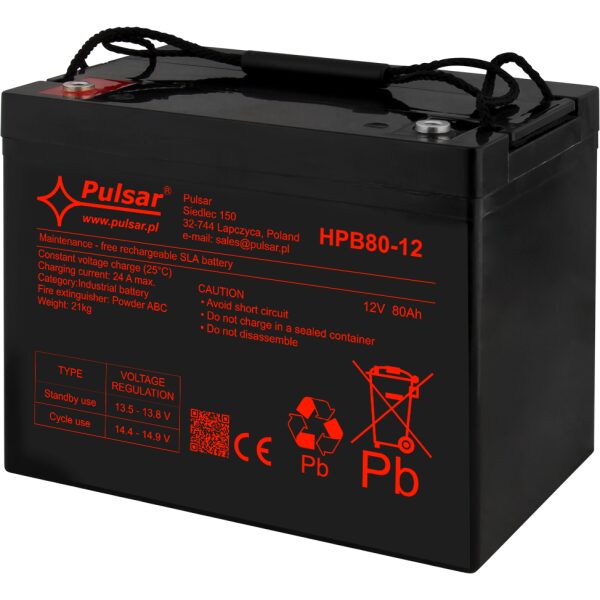 Akumulátor 80Ah/12V HPB