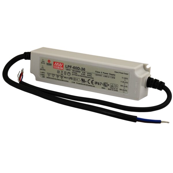 LPF 36V/60W/1.67A napájací zdroj pre LED osvetlenie