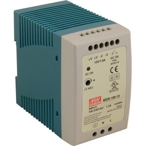 MDR 12V/90W/7.5A napájací zdroj na DIN lištu