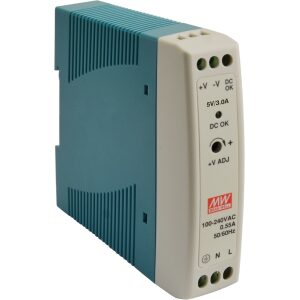MDR 5V/20W/3A napájací zdroj na DIN lištu