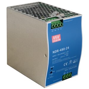 NDR 24V/480W/20A napájací zdroj na DIN lištu
