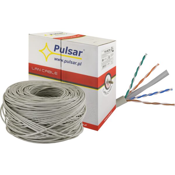 Kábel UTP  cat 6  23AWG  Cu  Eca  305 m (vnútorný)