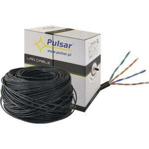 Kábel UTP  cat 5e  24AWG  Cu  Fca  305 m (vonkajší)