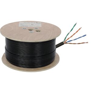 Kábel UTP  cat 5e  24AWG  Cu  Fca  500 m (vonkajší)