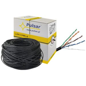 Kábel UTP  PE gélom plnený cat 5e  24AWG  Cu  Fca 305 m (vonkajší)