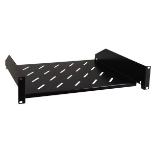 Pevná polička 2U 445×315 do skrinky RACK univerzálna