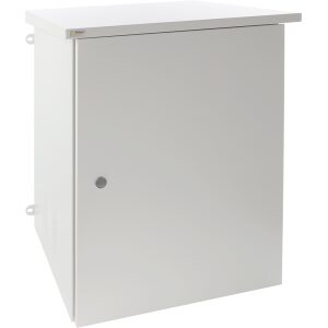 Skrinka RACK 15U / 19” Nástenná odolná proti vandalizmu 600x400 šedá