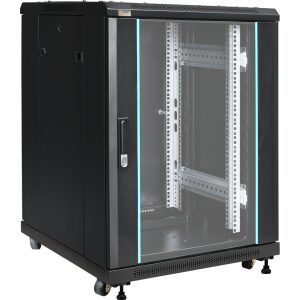 Skrinka RACK 15U stojaca na zloženie 600x600
