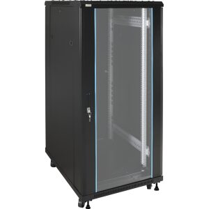 Skrinka RACK 27U stojaca na zloženie 600x800