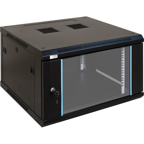 Skrinka RACK 6U Závesná na zloženie 600x600