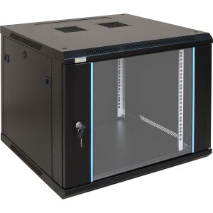 Skrinka RACK 9U Závesná na zloženie 600x600