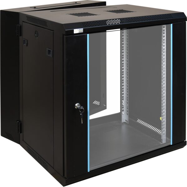Skrinka RACK 12U Závesná zváraná dvojsečne 600x600