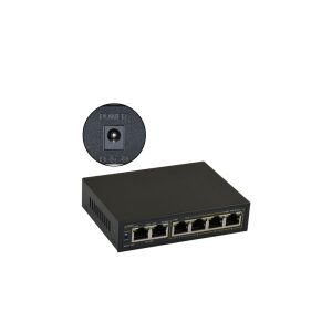 S64WP 6-portový PoE switch pre 4 IP kamery bez napájacieho zdroja