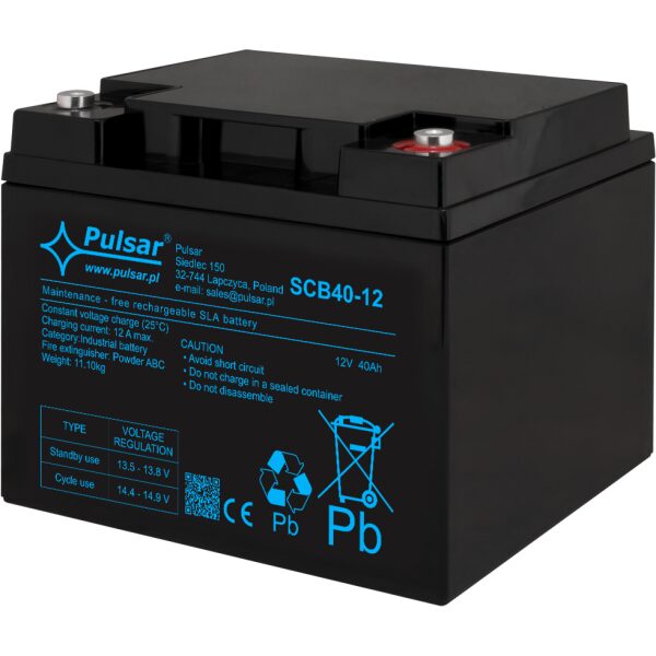 Akumulátor  40Ah/12V SCB