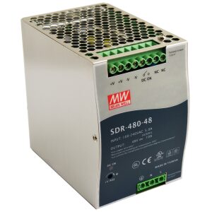 SDR 48V/480W/10A napájací zdroj na DIN lištu