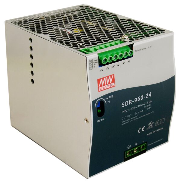 SDR 24V/960W/40A napájací zdroj na DIN lištu