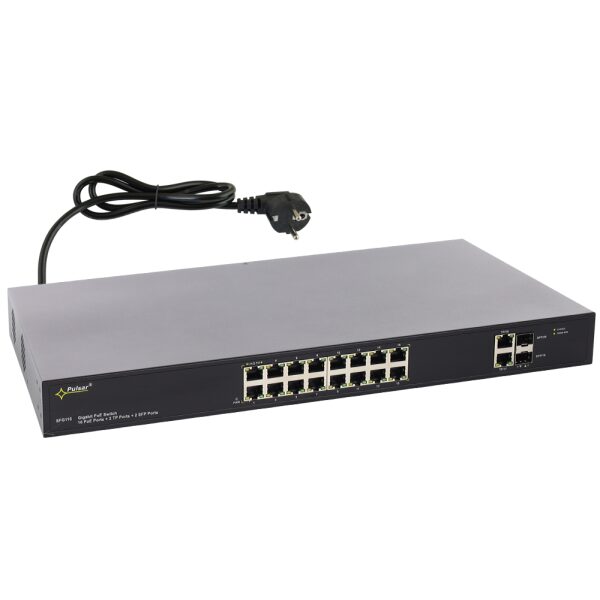 SFG116 16-port PoE switch pre16 IP kamier