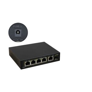 SFG64F1WP 6-portový PoE switch pre 4 IP kamery bez napájacieho zdroja