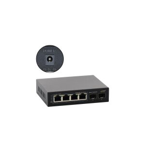 SFG64WP-BT 6-portový PoE switch pre 4 IP kamery bez napájacieho zdroja