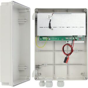 Napájací systém pre PoE switch so záložnou batériou  52VDC/7Ah/60W  ABS kryt IP44
