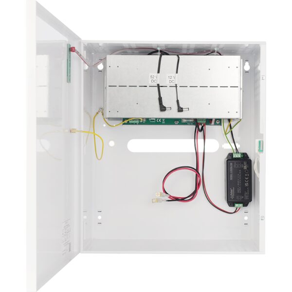 Záložný napájací systém pre PoE switch a rekordér (12)52VDC/2x17Ah/120W