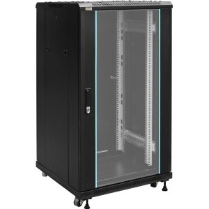 Skrinka RACK 22U stojaca zložená 600x600